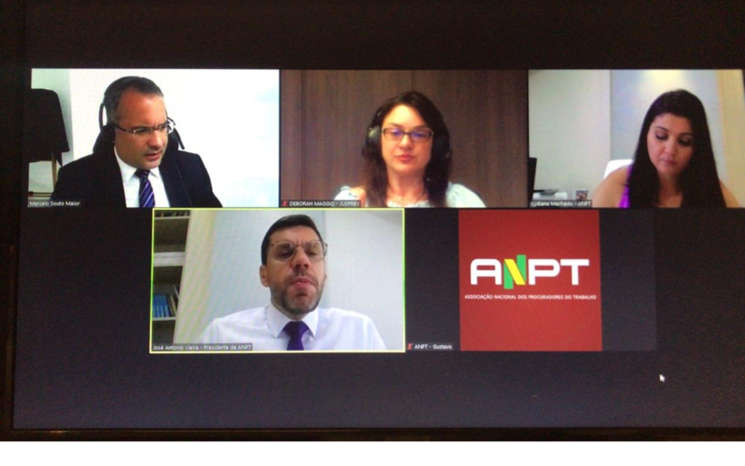 JUSPREV participa de reunião virtual promovida pela ANPT