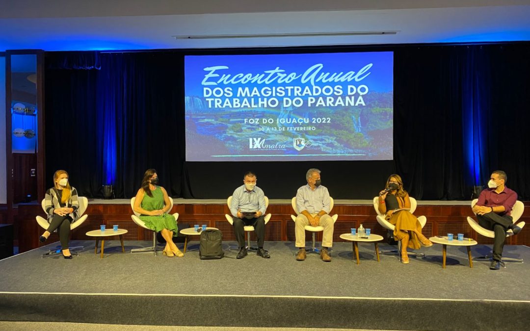 JUSPREV participa do Encontro Anual dos Magistrados do Trabalho do Paraná