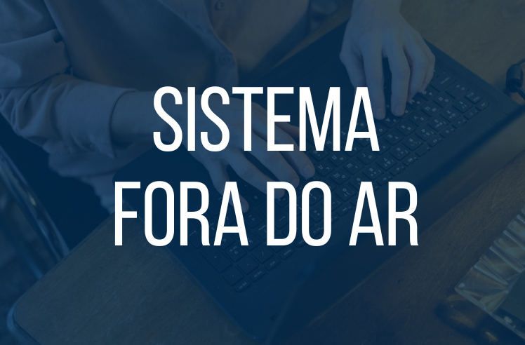 Portal Meu Futuro e sistema da JUSPREV apresentam instabilidade momentânea.