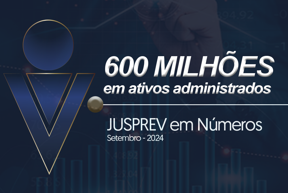 JUSPREV alcança 600 milhões em ativos administrados.