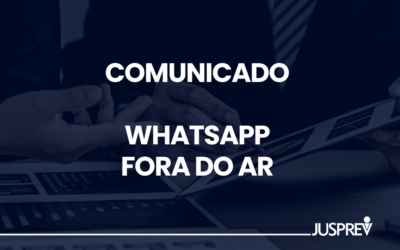 COMUNICADO – WhatsApp temporariamente indisponível.